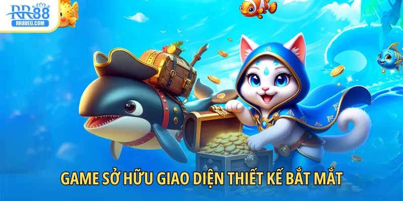 Bắn Cá Nổ Hũ - Trở Thành Cao Thủ Đại Dương Săn Mồi Đỉnh 2025 3 Game sở hữu giao diện thiết kế bắt mắt, đồ họa chân thực